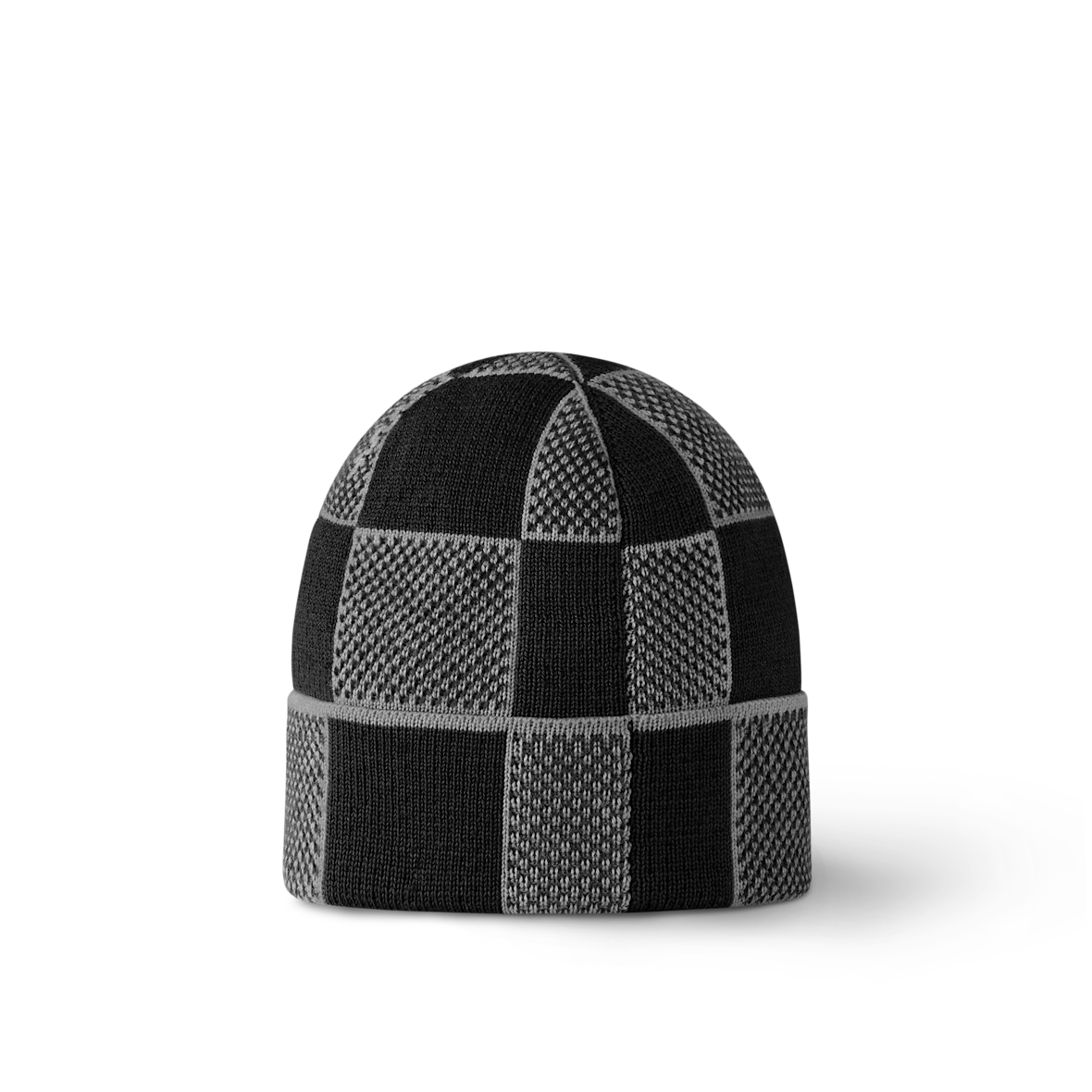 Bonnet et Écharpe Damier Heritage Noir