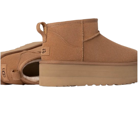 UGG Botte Classic Ultra Mini à plateforme Marron