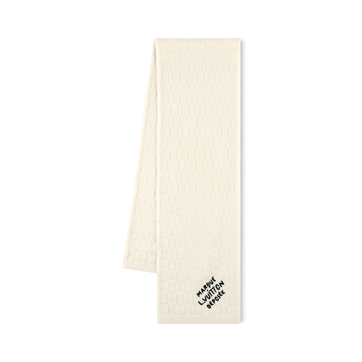 Bonnet et Écharpe Écharpe Damier Snug Crème