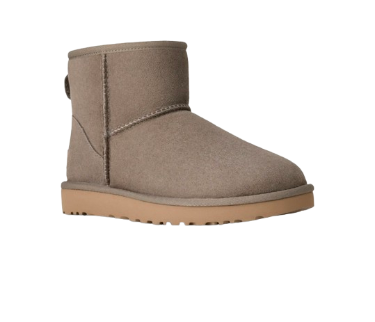 Femme Botte Classic Mini II Gris Galet