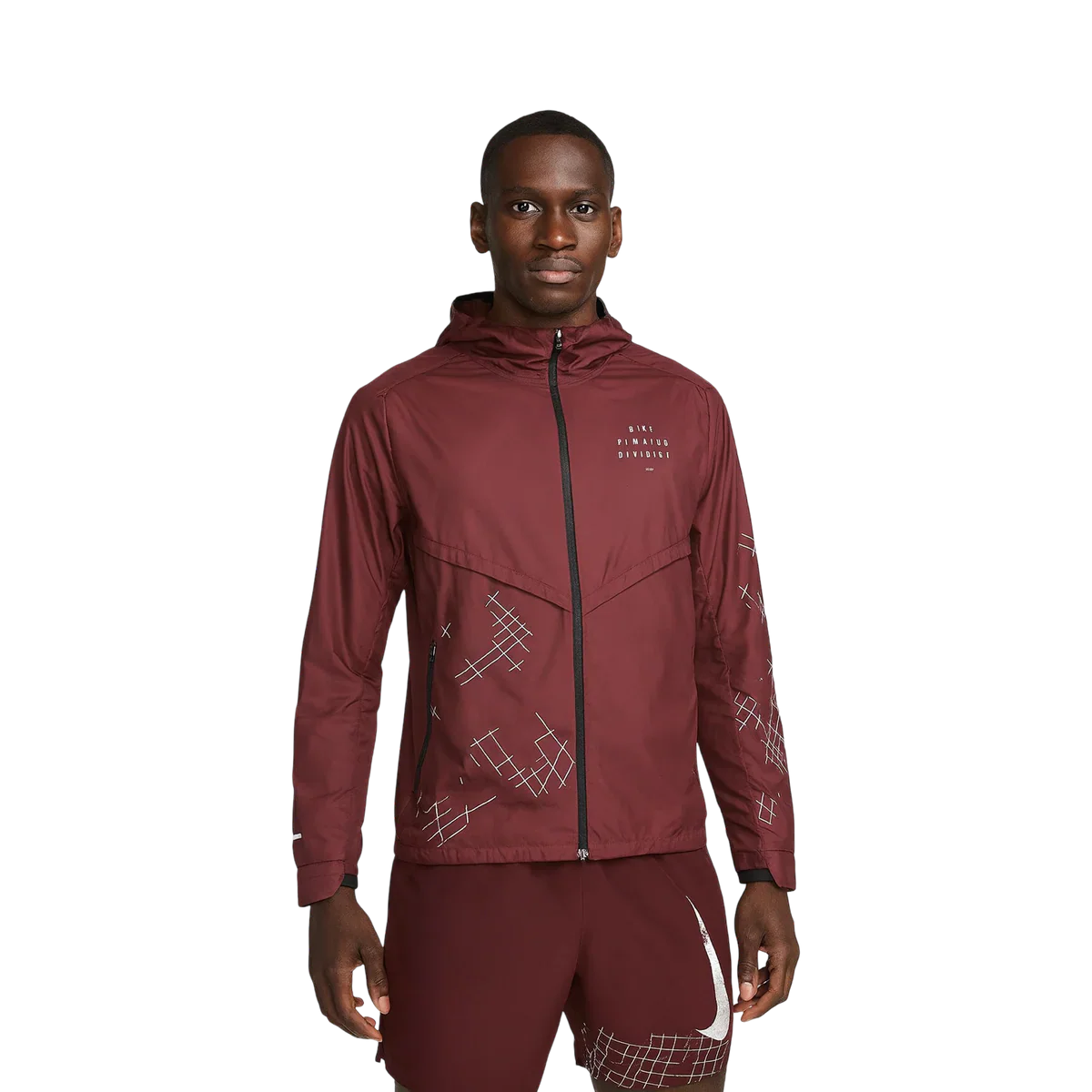 Veste Division Rouge running
